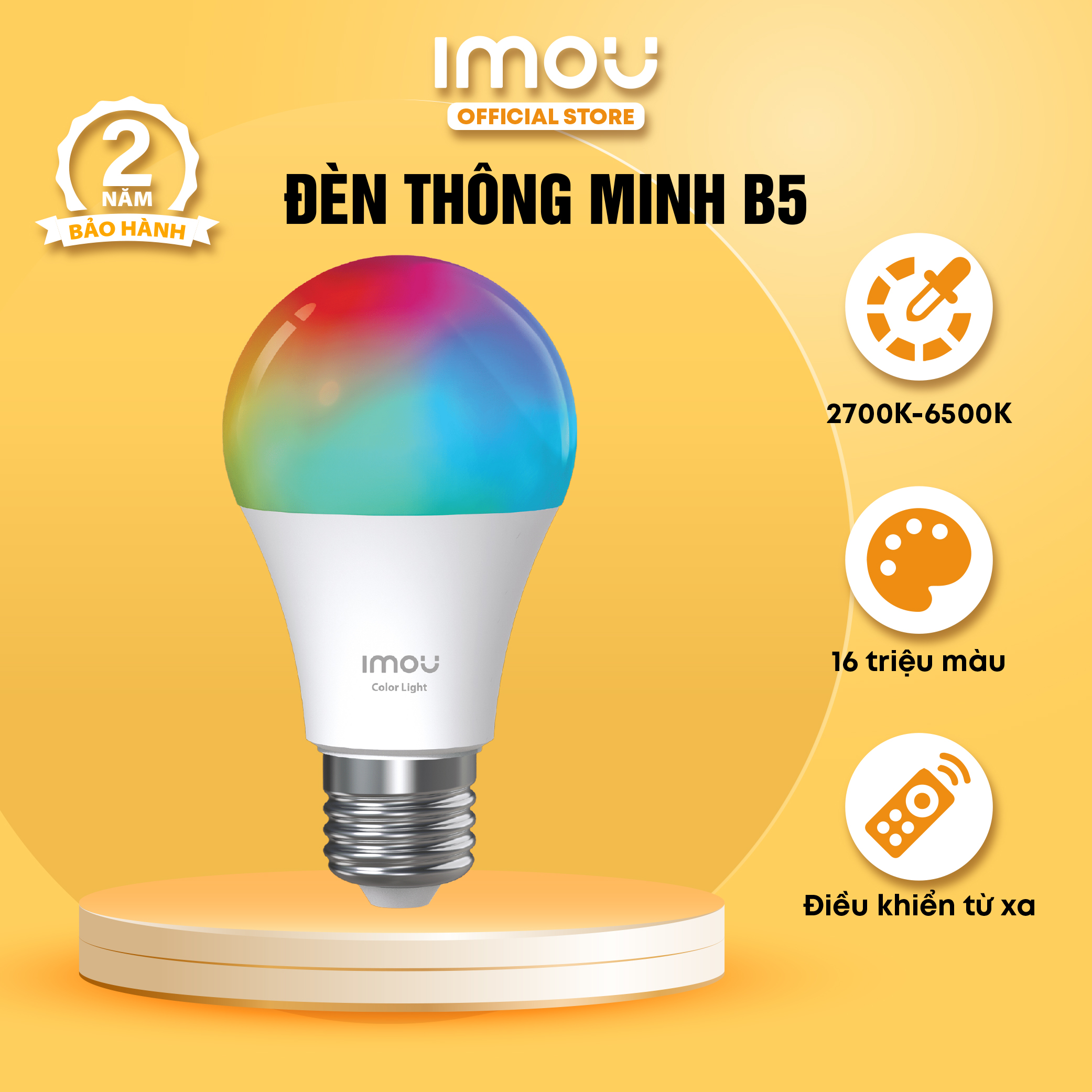 Bóng đèn Imou màu thông minh B5-E27