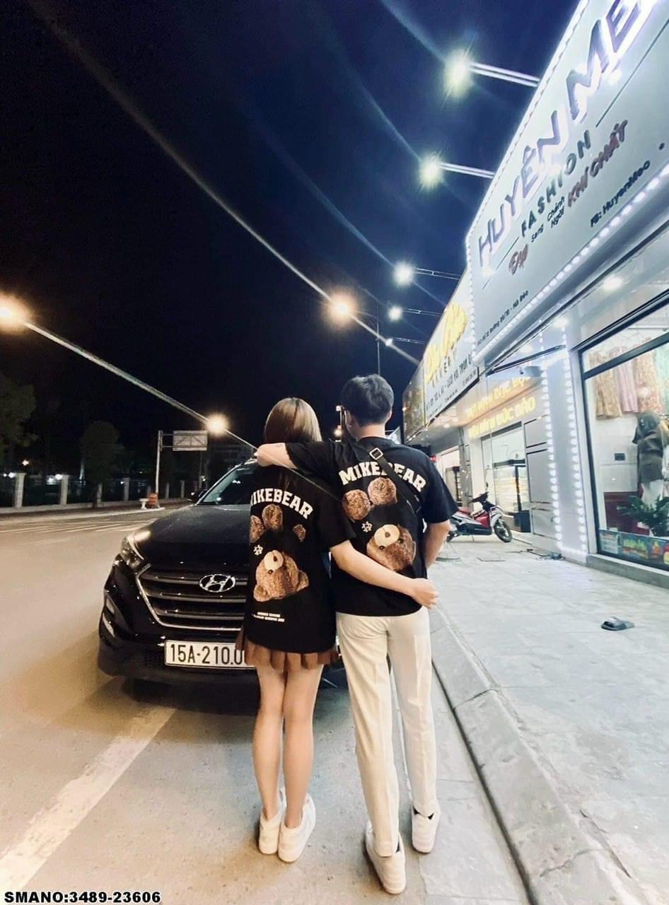 Áo phông gấu Chất cotton ,ln