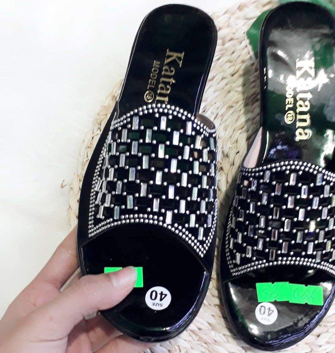 dép trung niên đính đá size 40-43