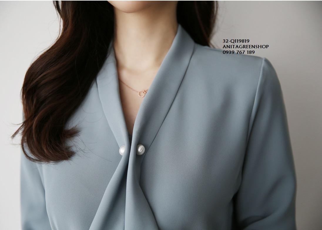 ÁO SO MI LỤA CÔNG SỞ Q119819