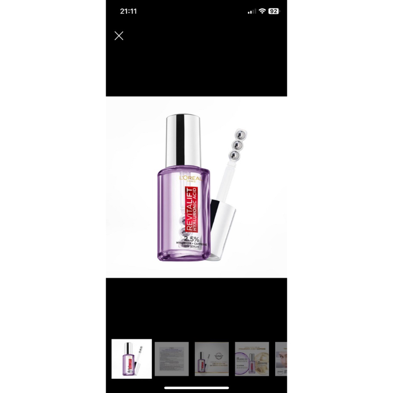 Serum L'Oreal Giảm Bọng Mắt & Làm Đầy Rãnh Nhăn 20ml