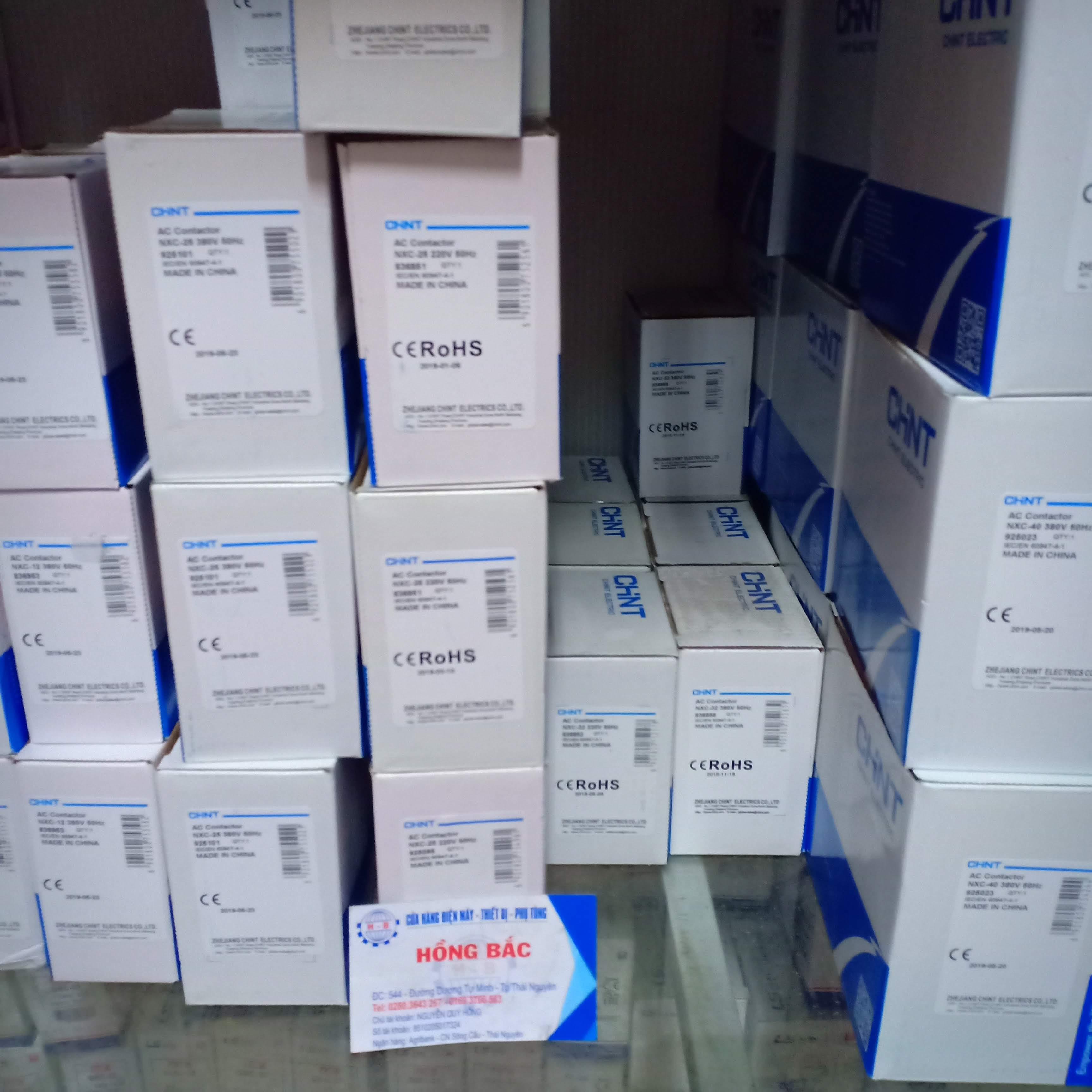 KHỞI ĐỘNG TỪ CONTACTOR CHINT NXC-25A-220V