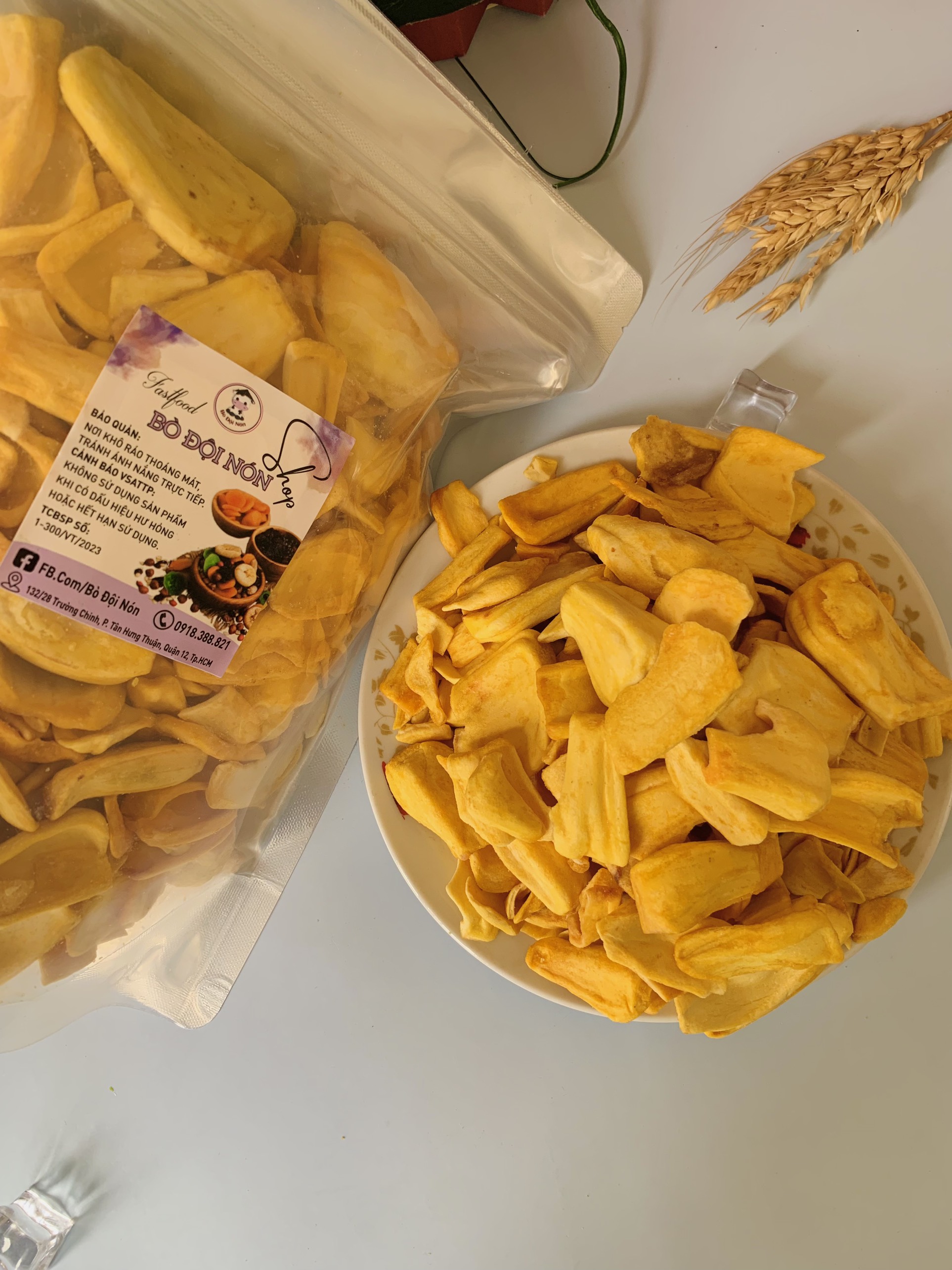 500gr Mít sấy Hàng Vụn Bò Đội Nón