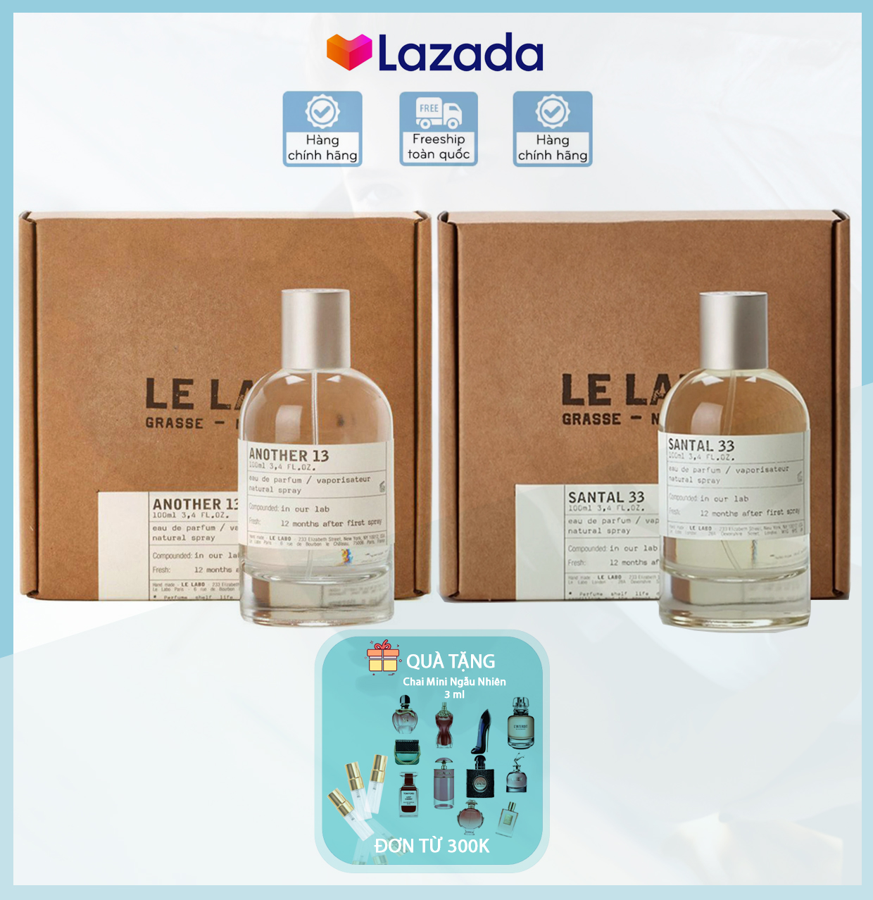 [chai chiết] Nước Hoa Unisex Le Labo 13 - 33