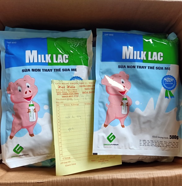 1kg milk lac - sữa non thay thế sữa mẹ cho heo, chó, mèo, dê, cừu