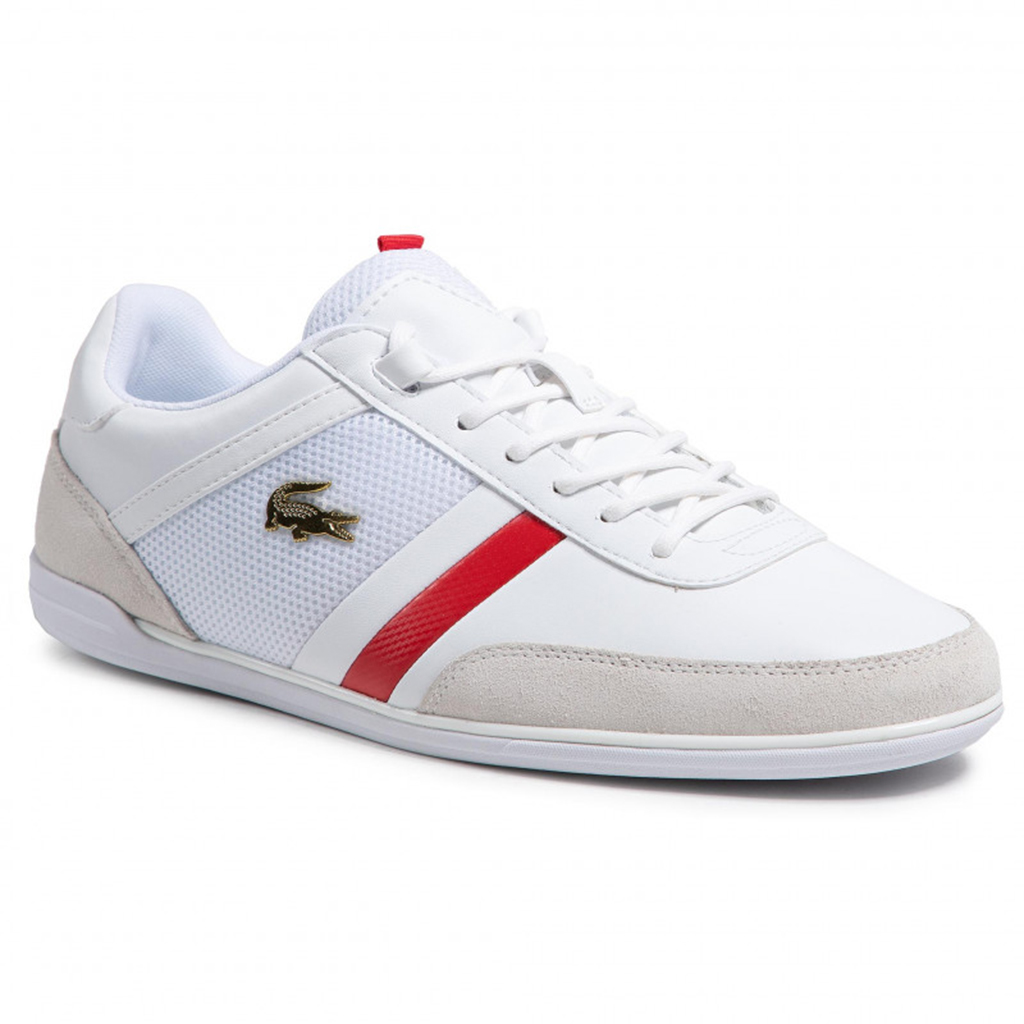 [FreeshipMAX] Giày Lacoste Giron 721 – Trắng/Đỏ