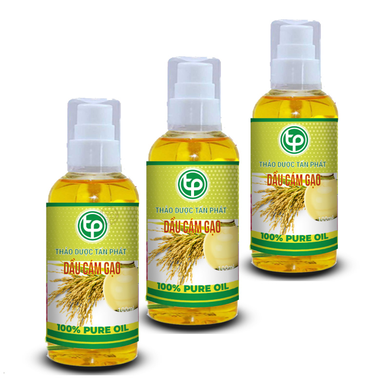 Dầu cám gạo nguyên chất 100ml - Thảo Dược Tấn Phát