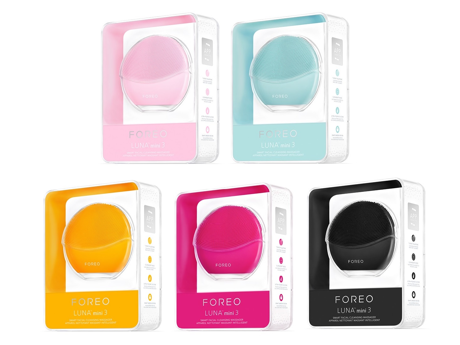 Máy rửa mặt FOREO LUNA Mini 3 - Kết nối bluetooth