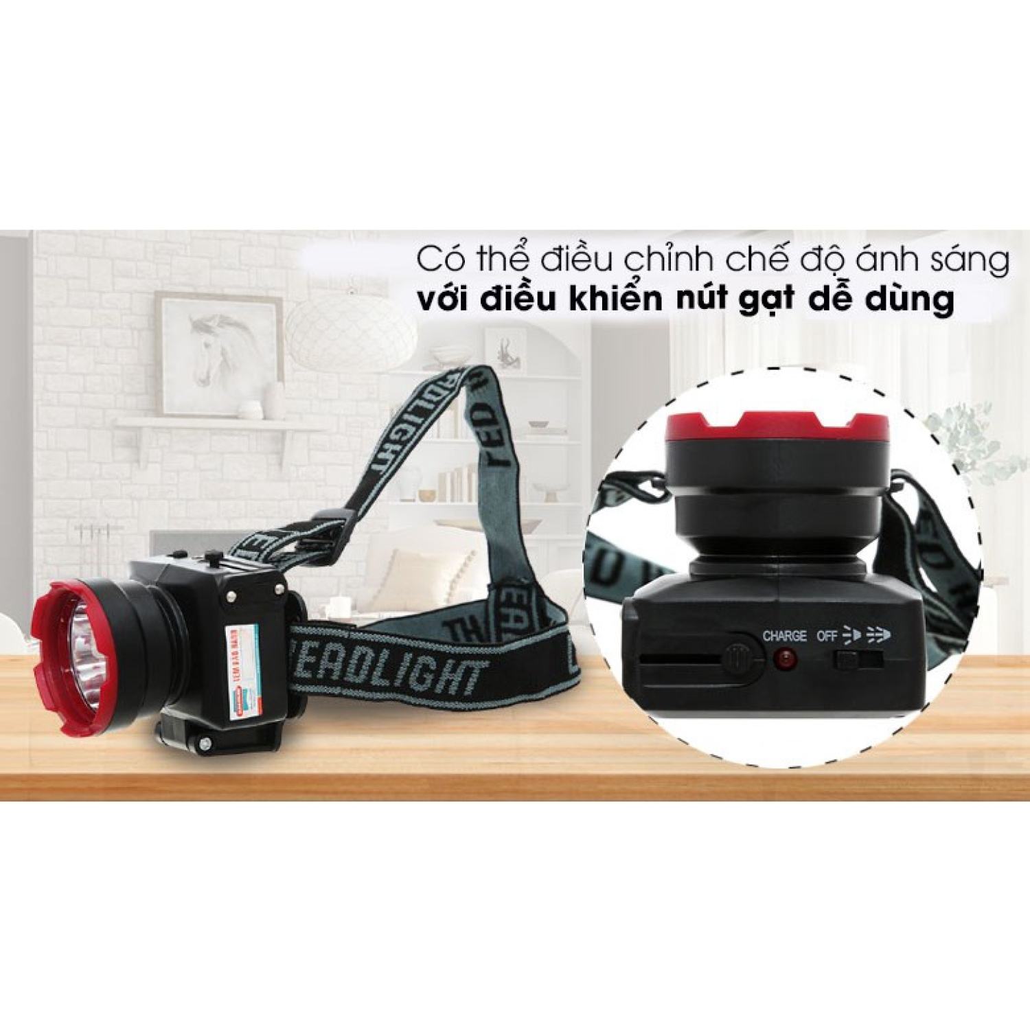 Đèn Pin Đội Đầu Sunhouse Cỡ Nhỏ She 5012