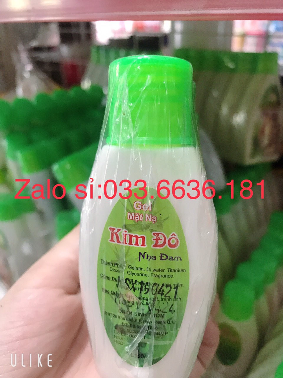 Gel hút mụn kim đô chai 60g