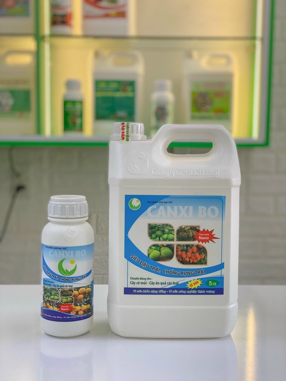 CHẾ PHẨM SINH HỌC CANXI BO (SIÊU ĐẬU TRÁI, CHỐNG RỤNG TRÁI)HLC CAN 5L