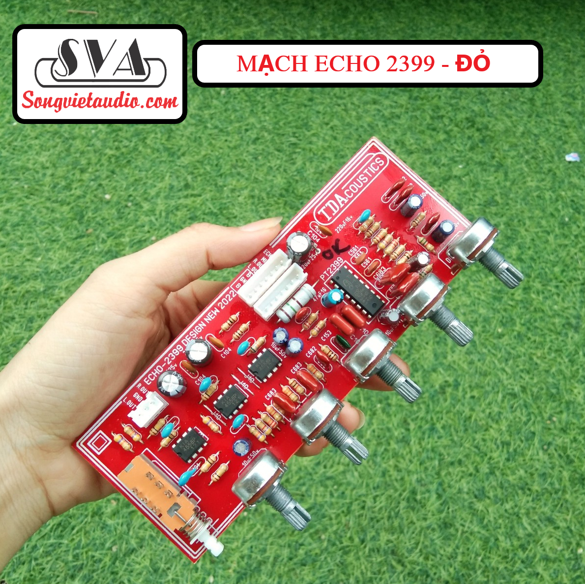 MẠCH ECHO 2399 LẮP RÁP AMPLI GIA ĐÌNH - 1 MẠCH - KÈM DÂY