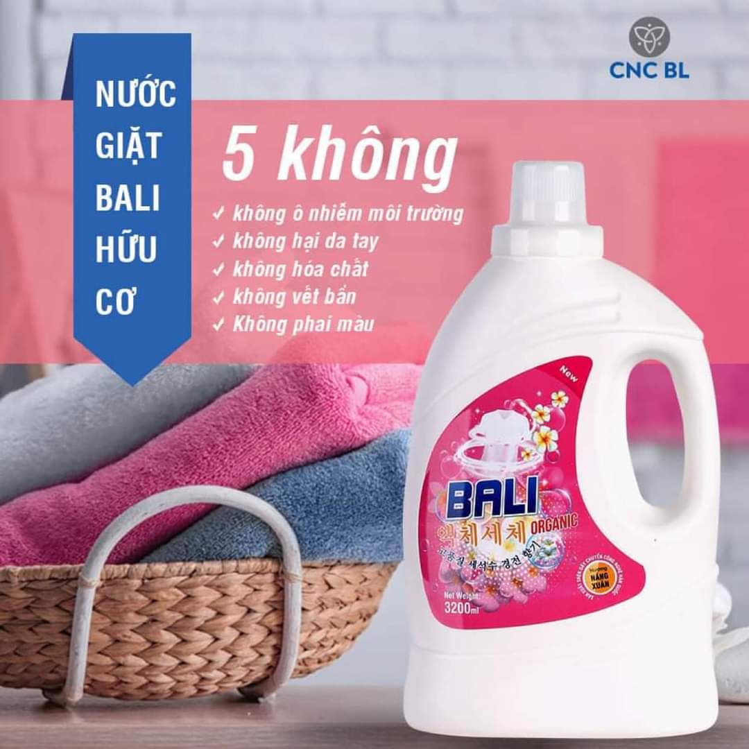 Nước Giặt BaLi công nghệ HQ 3200ml(thùng 4 can)