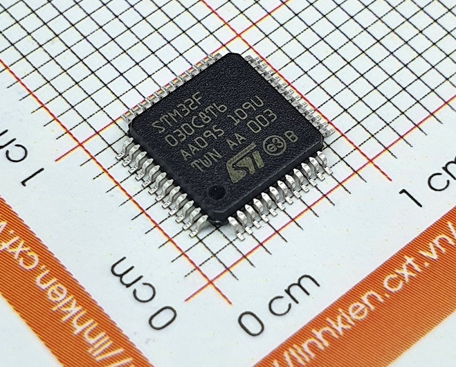 Stm32f030c8t6 ic mcu 32-bit 64kb flash 48lqfp
