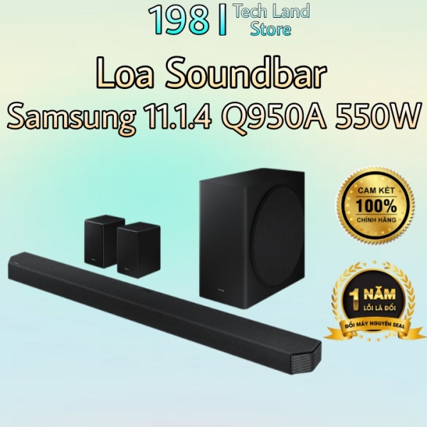[Trả góp 0%]Loa Samsung Soundbar HW-Q950A 11.1.4ch  550W Mới Nhất Năm 2021 - Hàng chính hãng 100% [Bảo Hành 12 Tháng]