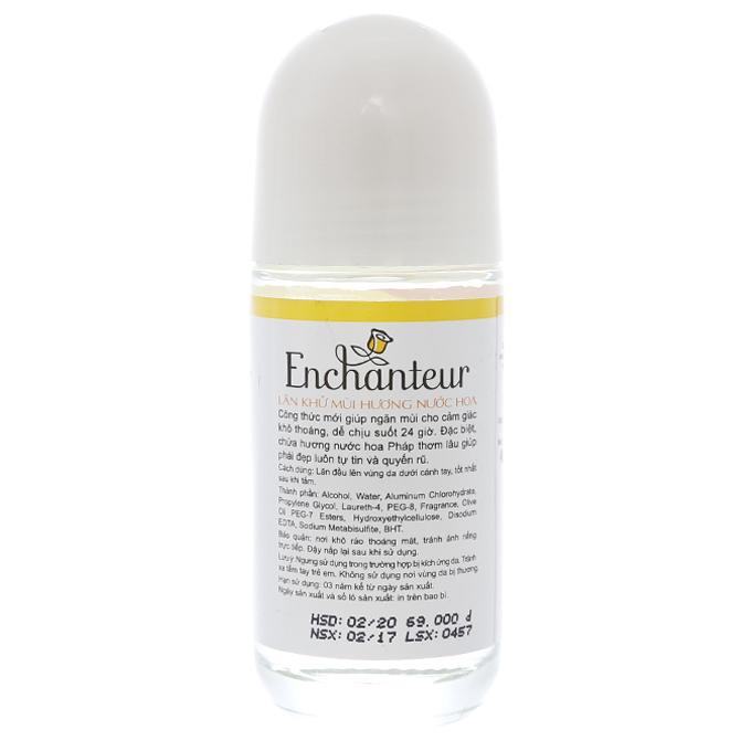 Lăn khử mùi Enchanteur Deluxe Charming chai 50ml