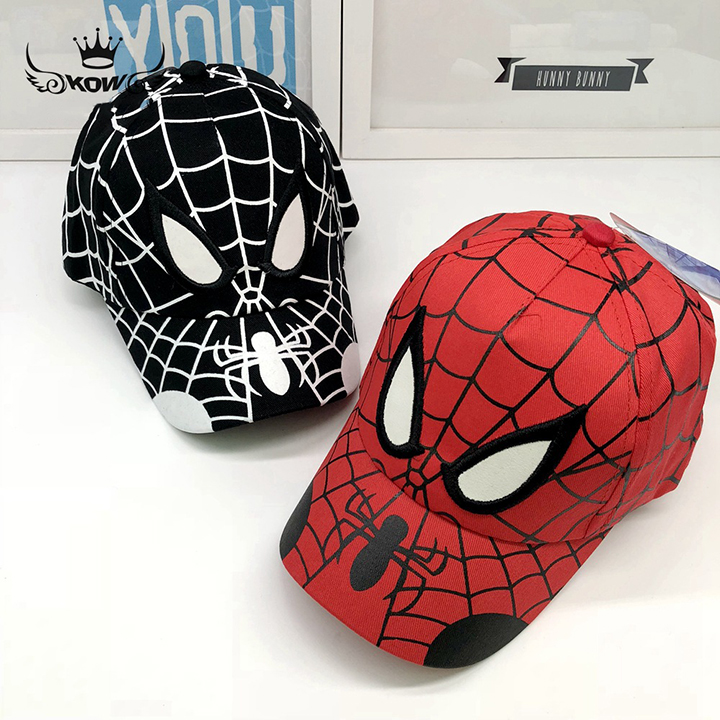 Nón, mũ lưỡi trai trẻ em Người Nhện Hàng chất cực tốt thoáng mát