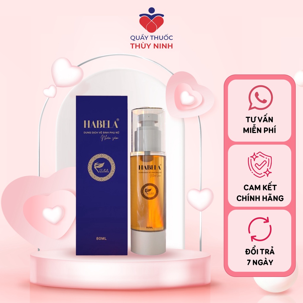Dung dịch vệ sinh làm hồng habela 90ml