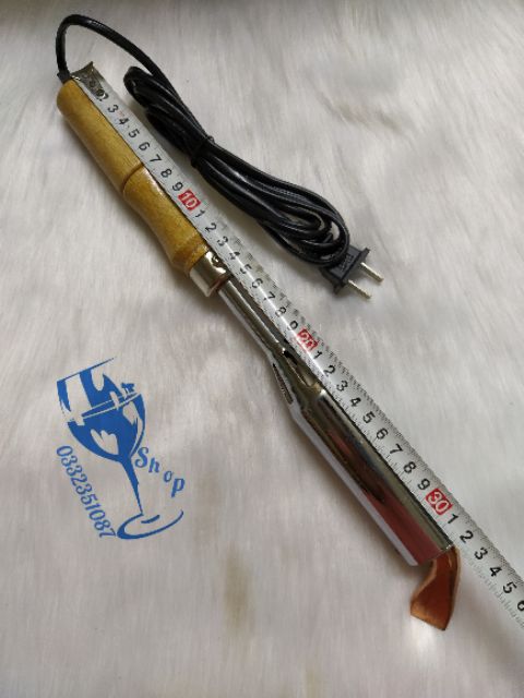 Mỏ hàn cán gỗ 300w - mỏ hàn đầu dẹt 300w