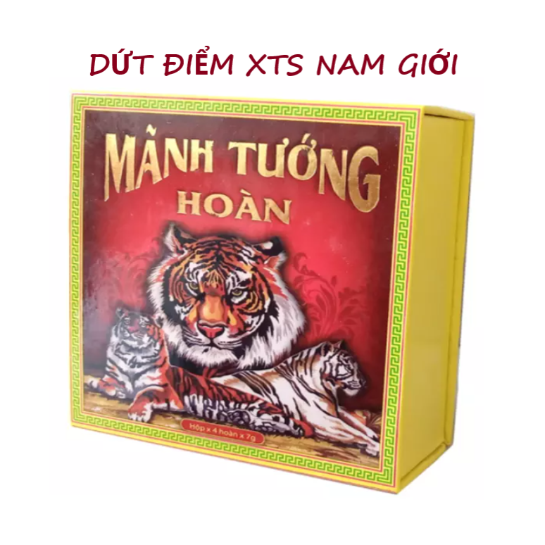 Viên uống Mãnh Tướng Hoàn Dược Bảo Long (Hộp 4 hoàn) Hỗ trợ yếu sinh lý nam giới, XTS, liệt dương, hạn chế mãn dục nam - Hàng Chính Hãng SAFEMALL