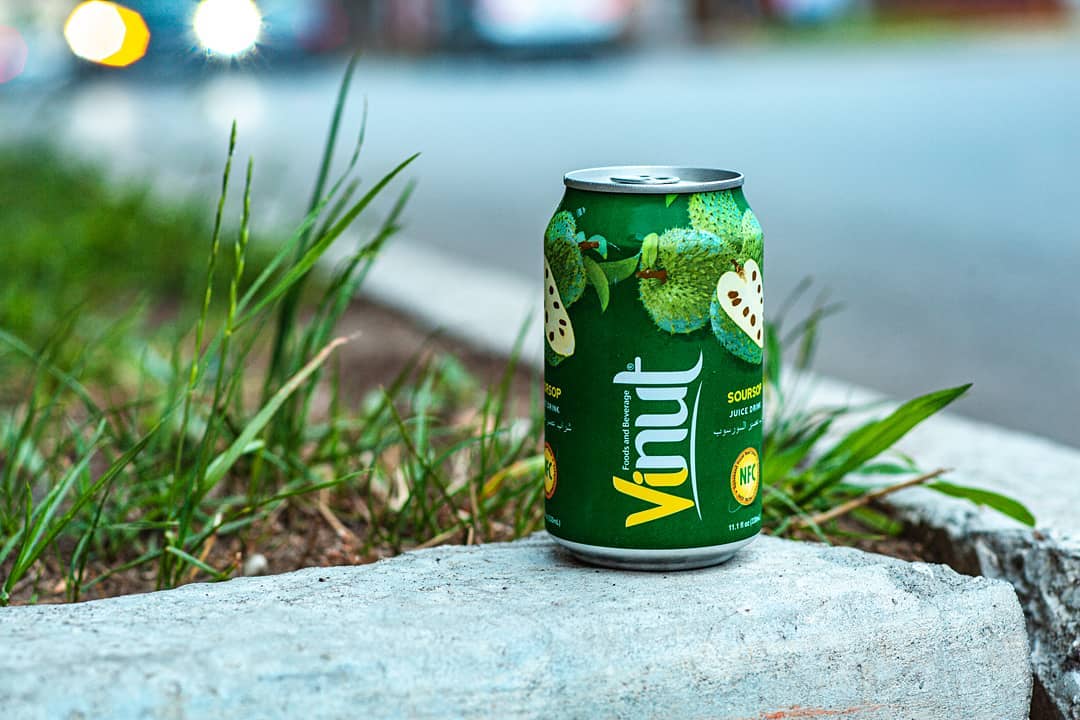 [KHAY 24 LON] Nước Ép Mãng Cầu Vinut 330ml
