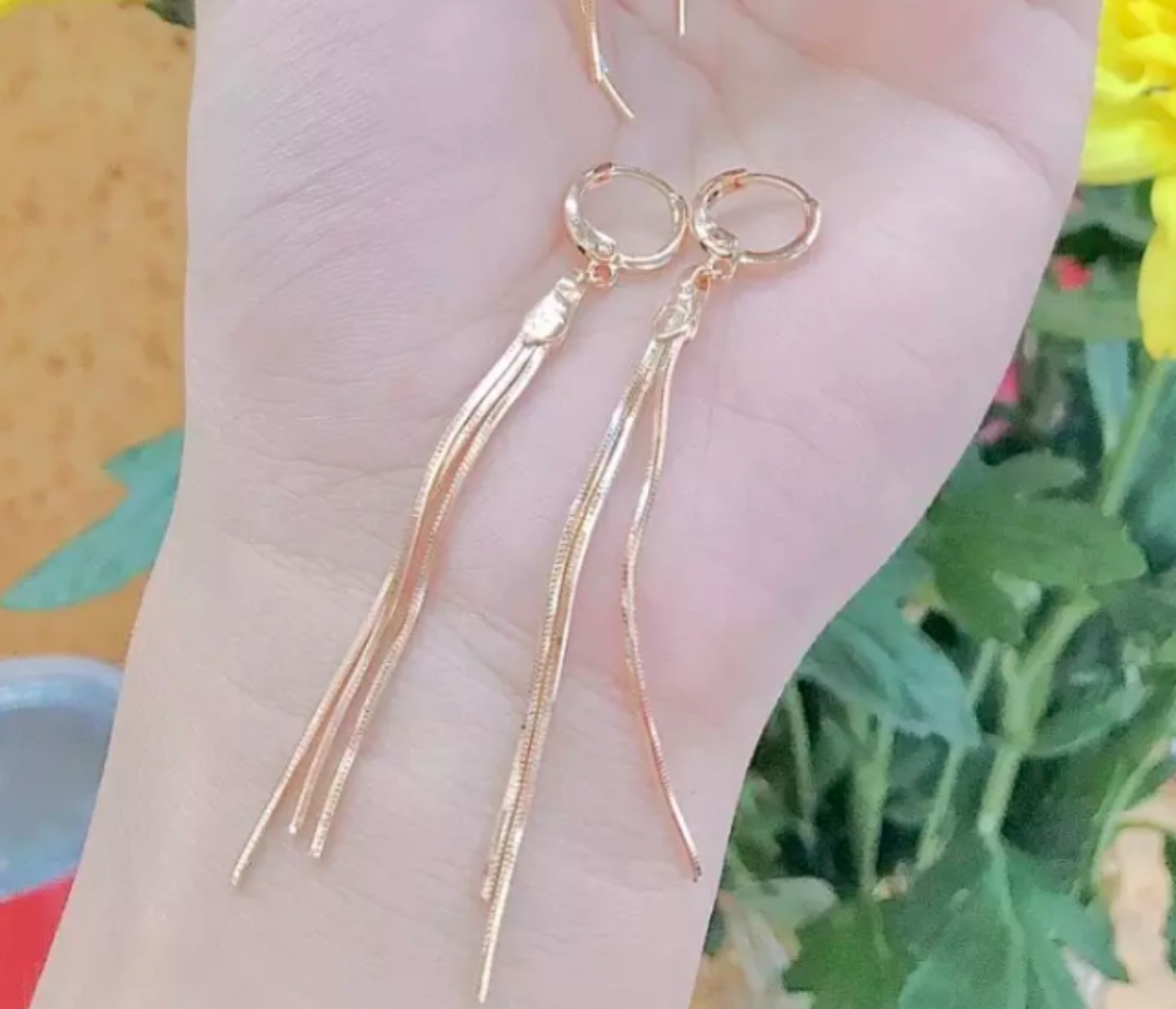 [Siêu khuyến mãi – Miễn Phí Ship ] Bông tai nữ dáng dài mạ vàng 18k 35R.DX1.UHsang trọng cao cấp 6.4, thiết kế tinh xảo sang trọng, thích hợp làm quà tặng, đi dự tiệc, , trang sức hottrend, trang sức đính đáFE.bongtai39
