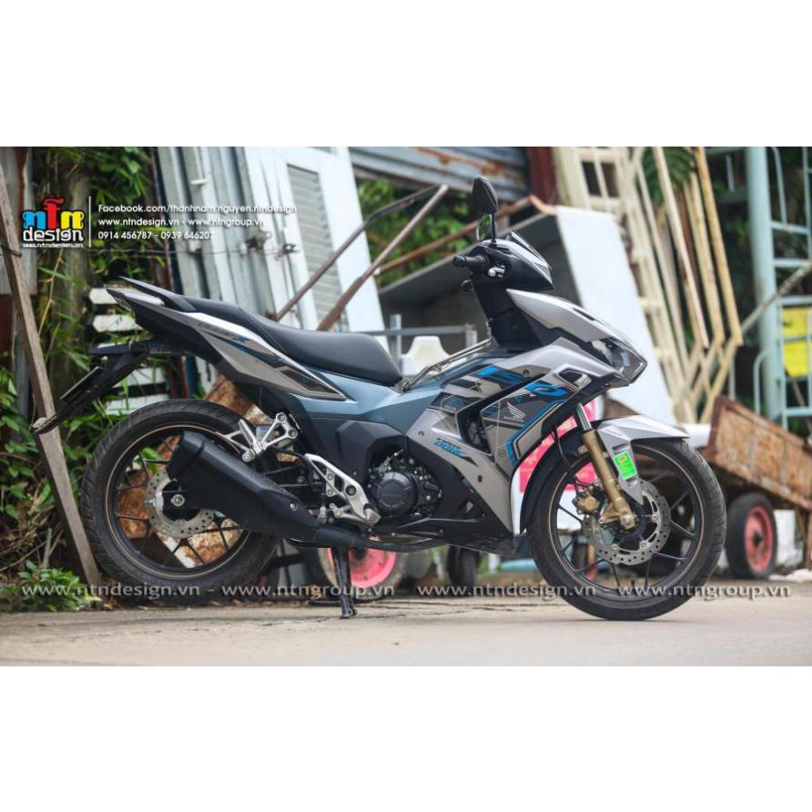 Tem rời Winner X V3 bạc xanh đen