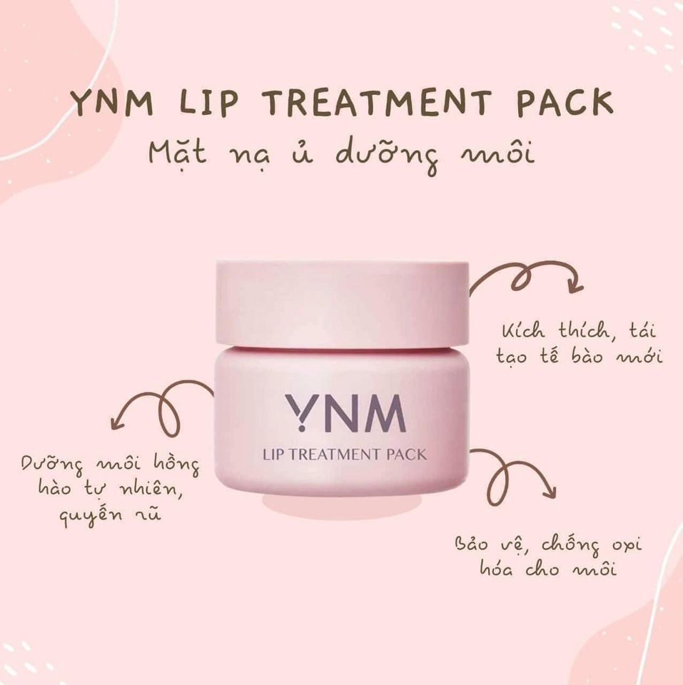 [FULLSIZE] MẶT NẠ Ủ MÔI YNM LIP TREATMENT PACK 15GR