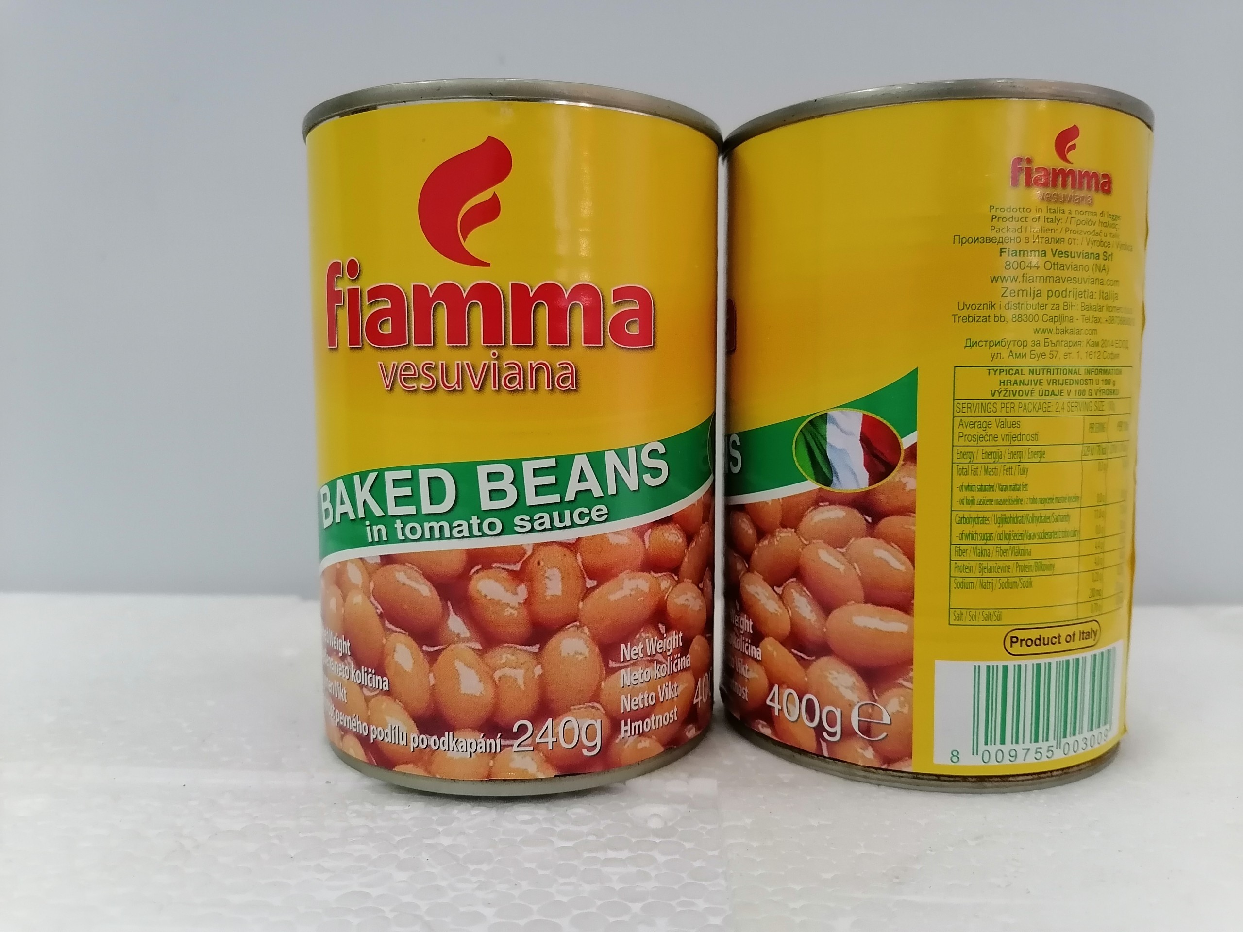 Đậu sốt cà fiamma 400g