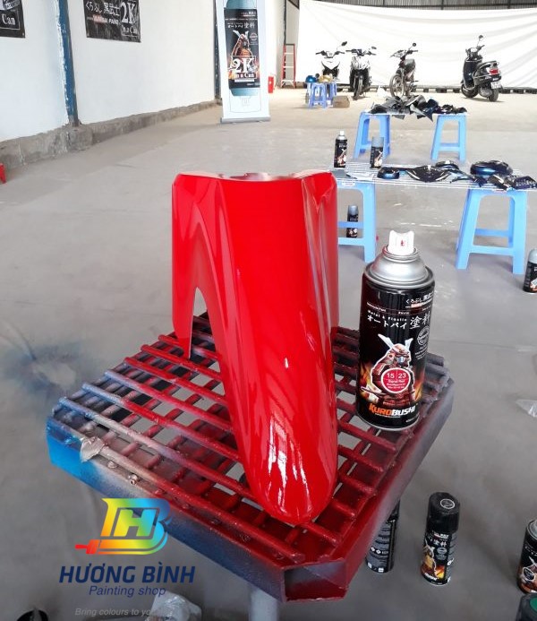 Sơn xịt samurai màu đỏ nổi bật - 23