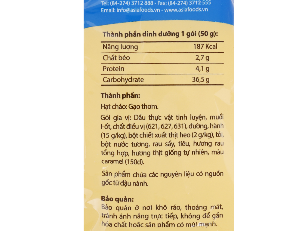 Cháo gấu đỏ thịt bằm gói 50g