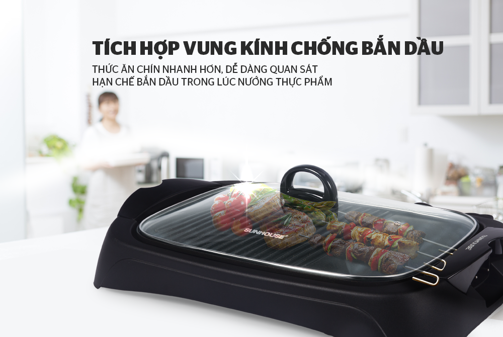 Bếp nướng điện SUNHOUSE SHD4602