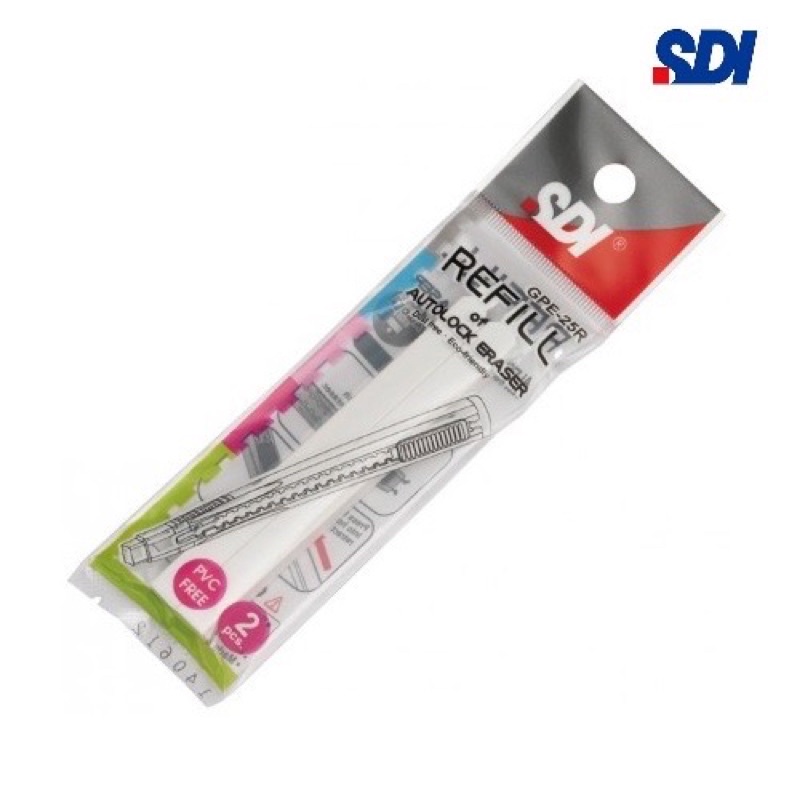 Bút gôm, gôm đẩy SDI GPE-25: 1 cây.