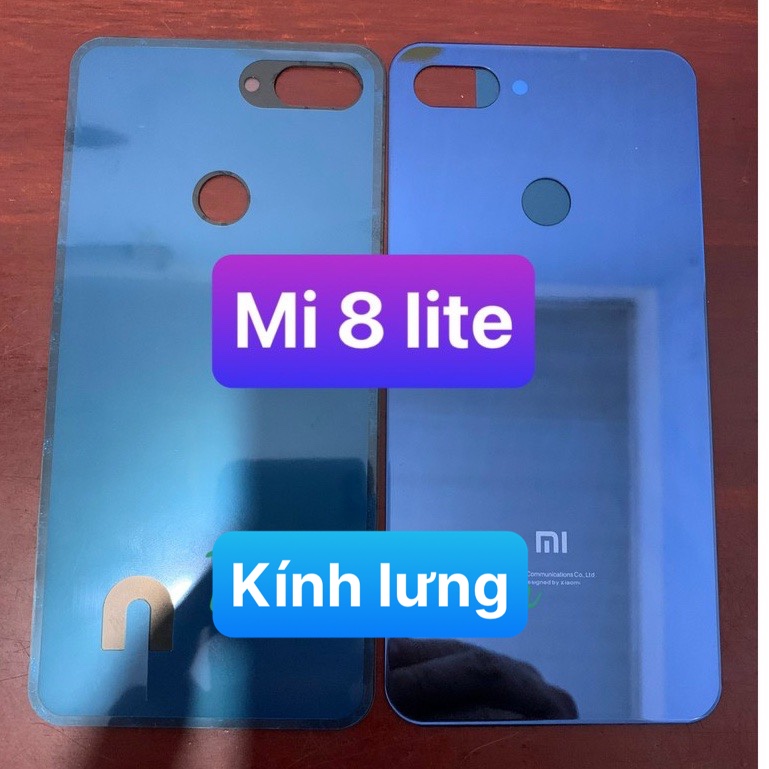 kính lưng zin điện thoại  xiaomi Mi 8 lite