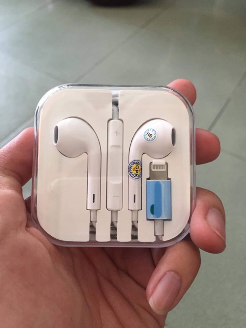 Tai nghe cổng lightning cho Iphone 6/6plus/7/7plus/8/8plus bản linh kiện