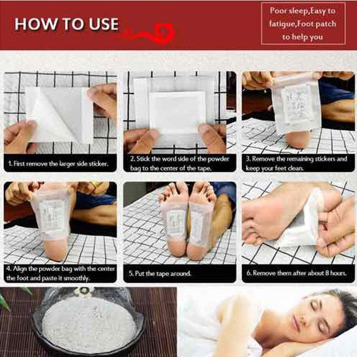 Miếng Dán Chân Thảo Dược (hộp 50 miếng)
