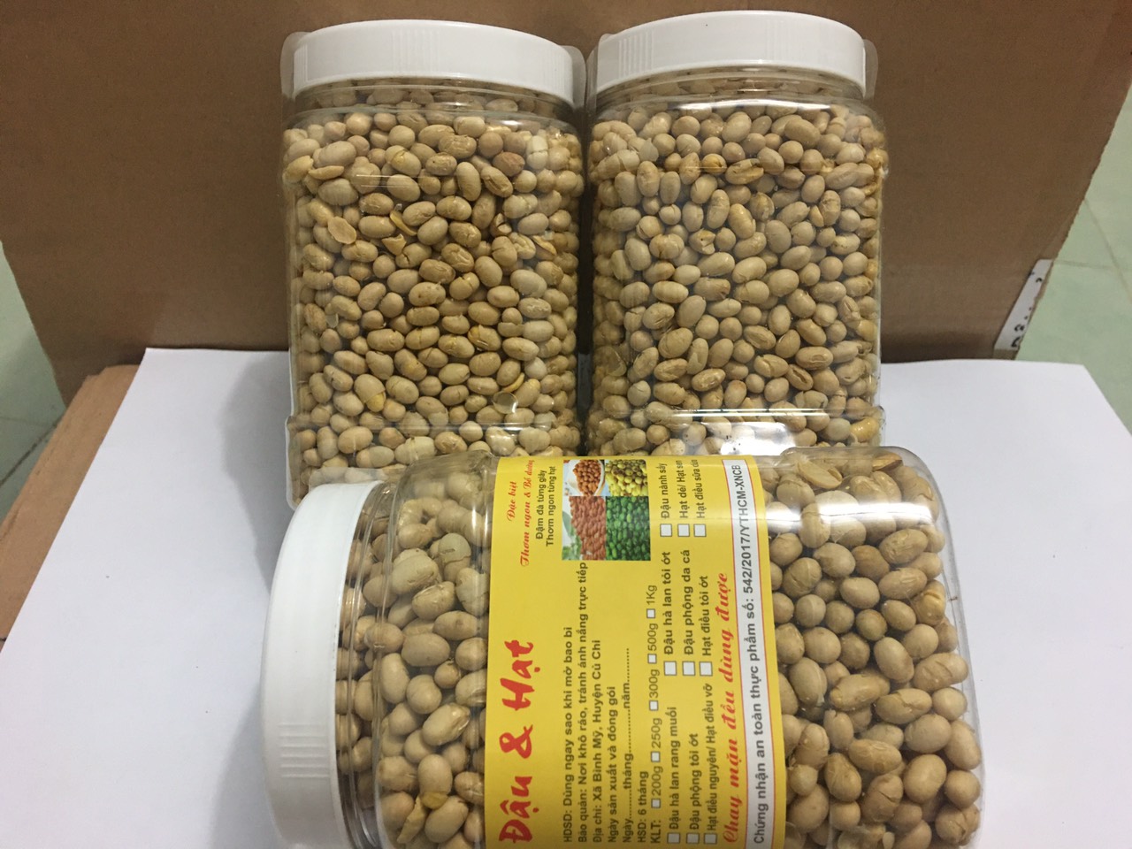 500g ĐẬU NÀNH SẤY LOẠI GIÒN