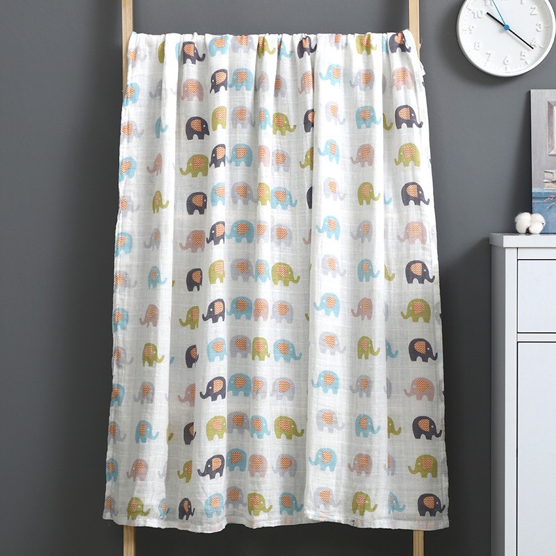 [Hoàn tiền 6%] Khăn xô đa năng quấn bé sơ sinh size to 1m2*1m2 𝐊𝟔𝟐
