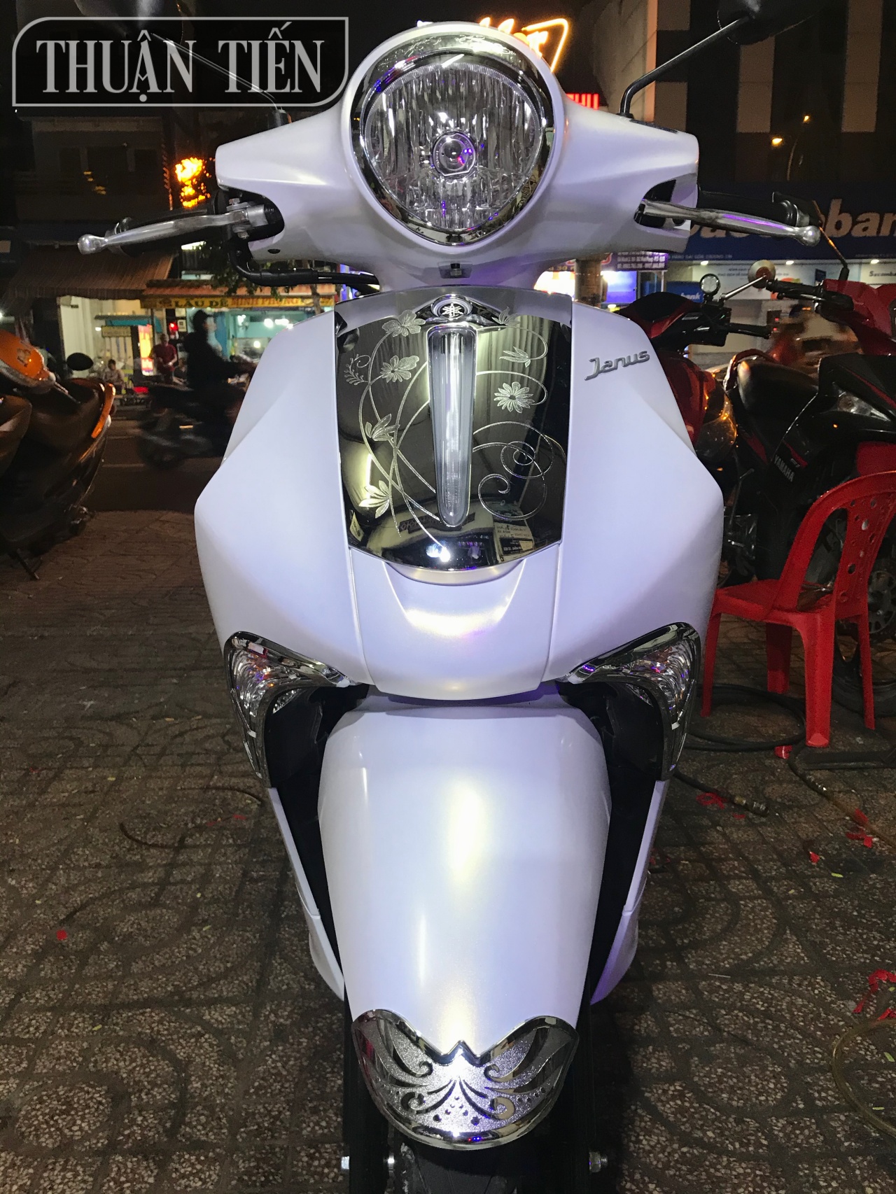 MỎ DÈ TRƯỚC VÀ SAU JANUS YAMAHA MẠ XI CAO CẤP