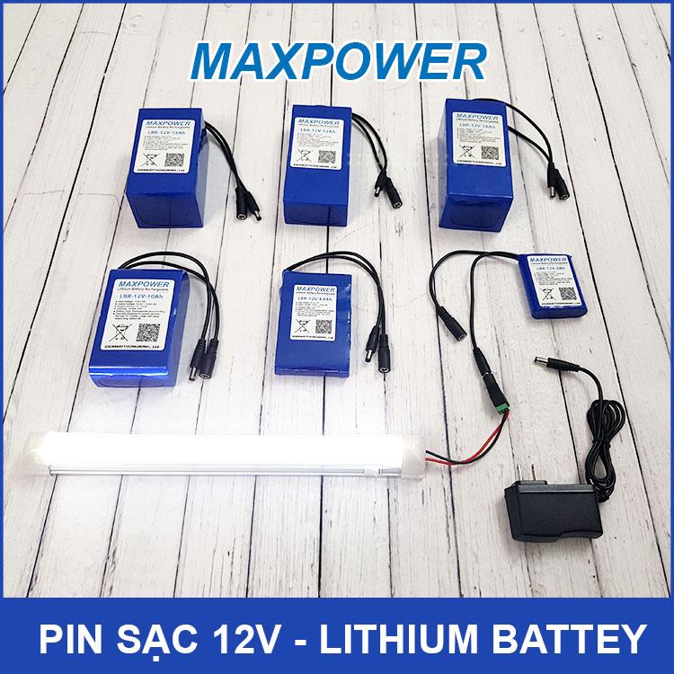 Pin sạc 12V 6800mAh MAXPOWER