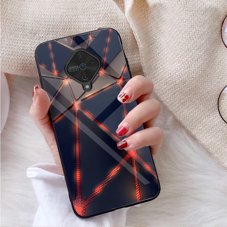 Ốp lưng vivo s1 pro, s1 mặt kính gương sáng bóng cao cấp
