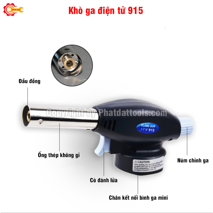 Đầu khò ga tự bật 915-Khò béo