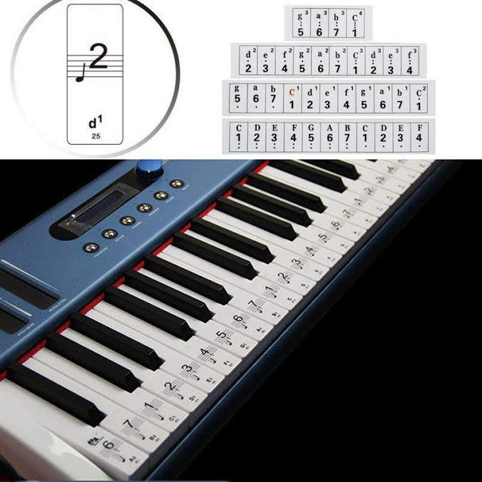 Miếng dán decal cho Piano 52 phím