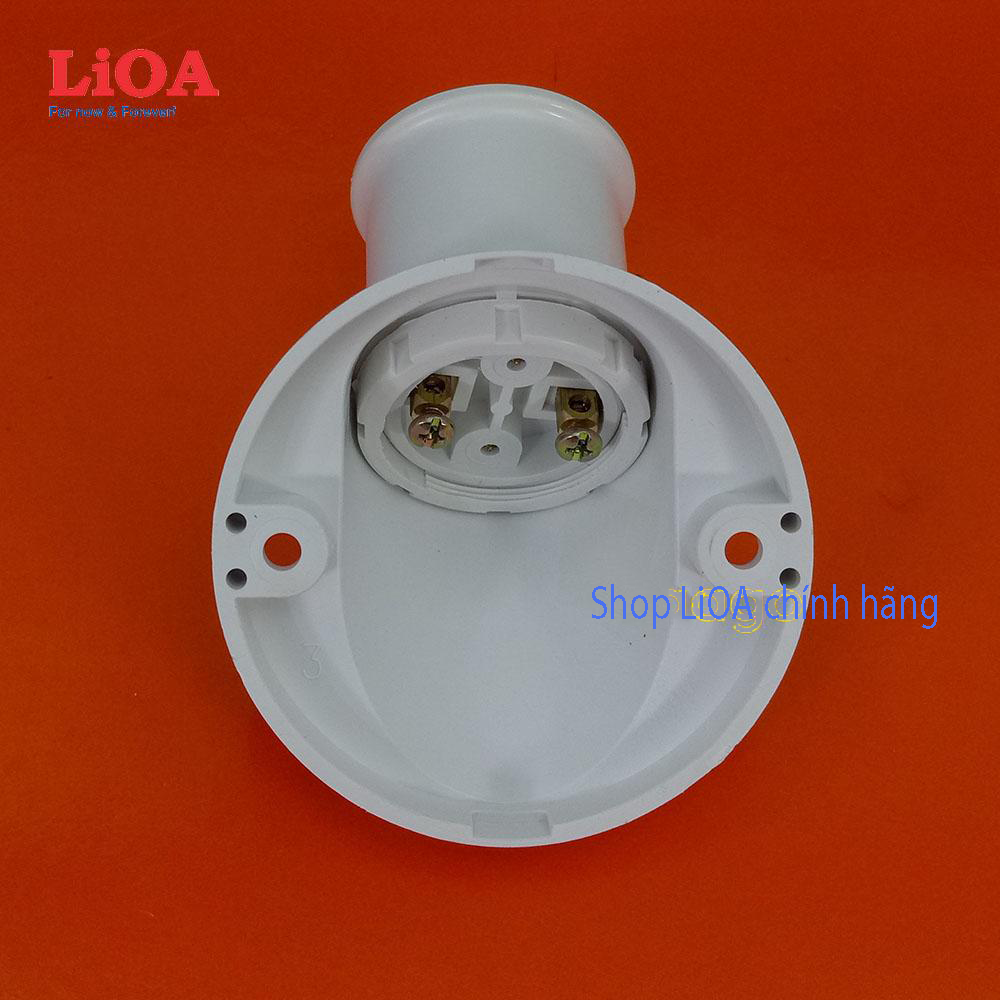 Đui đèn chéo 45 độ đui xoáy E27 LiOA - DDX45