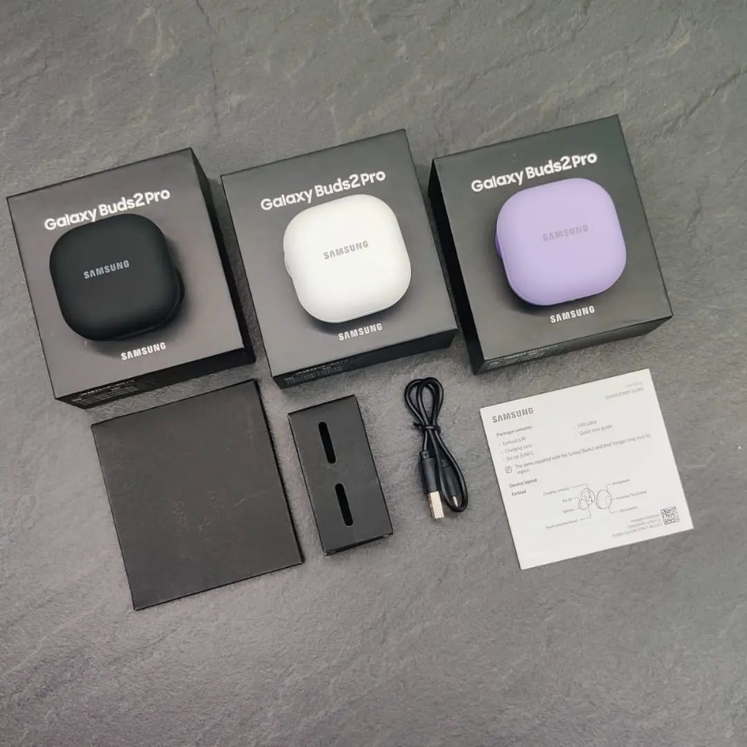 [ Mẫu 2024 ] Tai Nghe Buds2 Pro (Đen Graphite) Buds 2 Pro - Bluetooth True Wireless Tai nghe Bluetooth True Wireless Buds 2 Pro (Tím Bora)