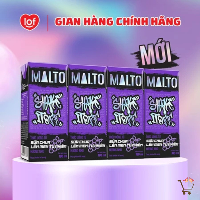 Sữa Lúa Mạch Lof Malto 180ml x 48 Hộp