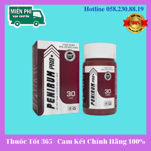 - penirum pro+ chuyên giúp cậu nhỏ dài khoẻ - hộp 30 viên