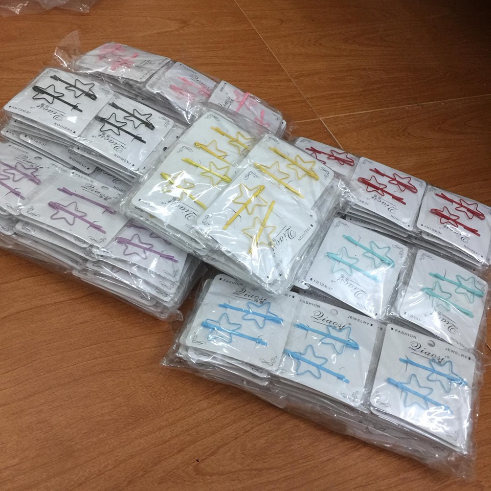 SET 2C KẸP TÓC NỮ KẸP TÓC MÁI XƯỚC NỮ HÀN QUỐC