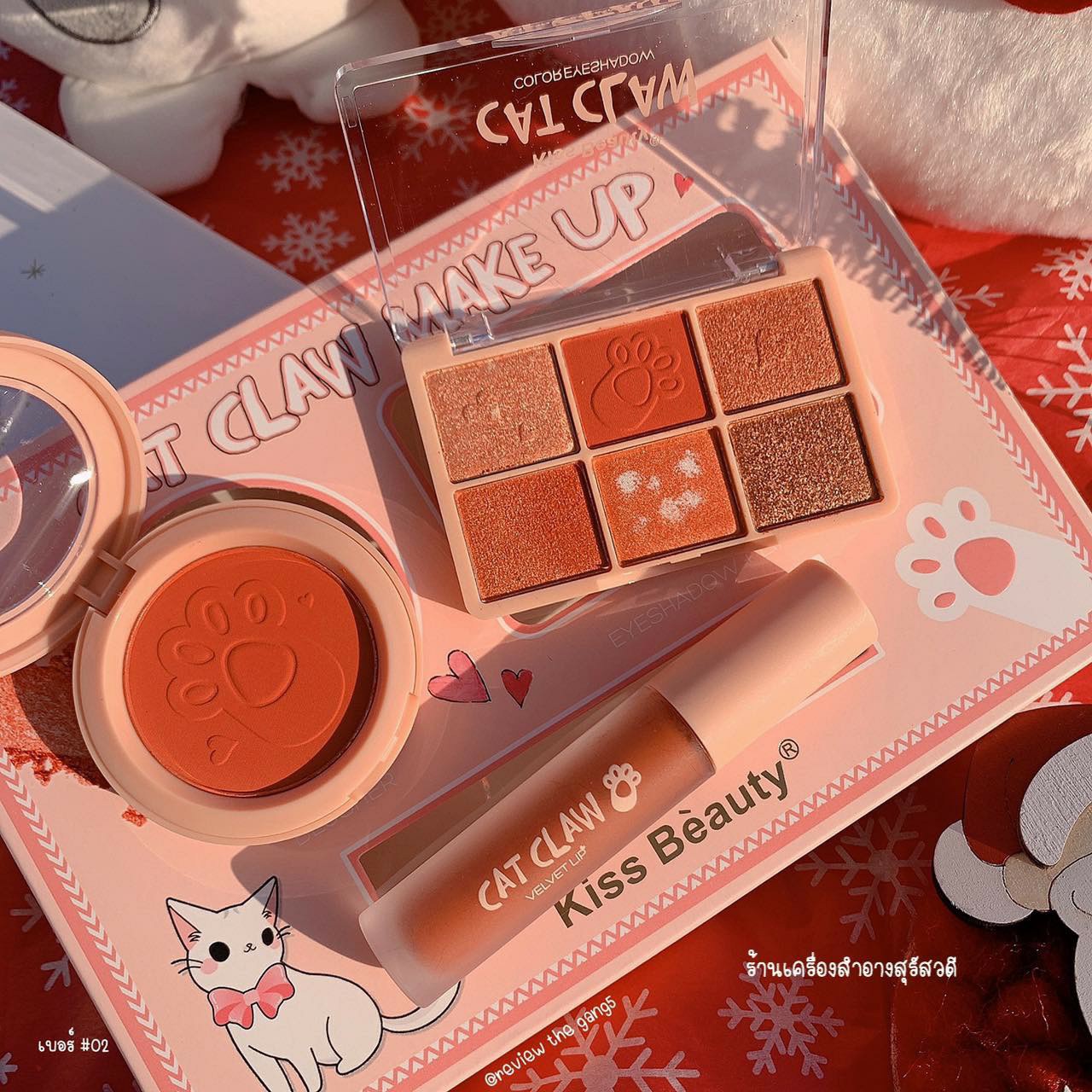 Bộ 3 Trang điểm Cat Claw Make Up