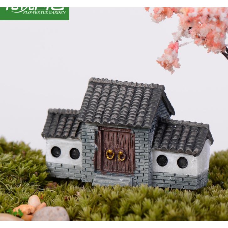 Tiểu Cảnh - Cổng nhà cổ trang làm tiểu cảnh/ charm slime /terrarium/ mô hình trang trí